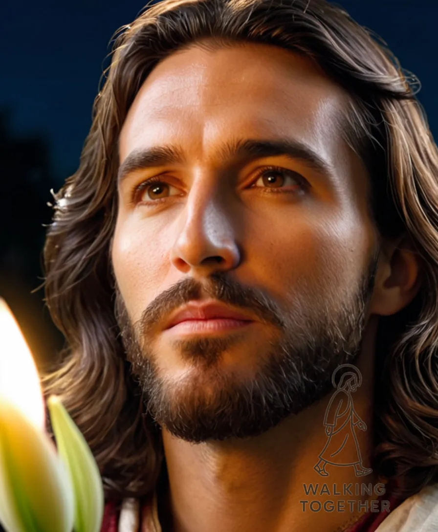 Here is a powerful visual description of Jesus:

